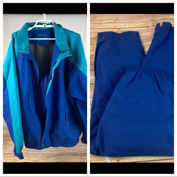 Large 2pc gore-tex track suit rain gear set